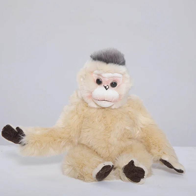 

Lifelike Sitting Golden Monkey Stuffed Animal Toys Real Like Soft Snub-nosed Monkey Plush Toy Gifts Stuffed Small Plush Pillow