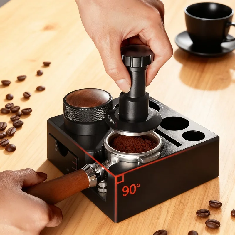 

Espresso Tamp Station Organizer (9 in 1) - Fit 51/54/58MM Distributor, Portafilter Holder & Puck Screen Accessories