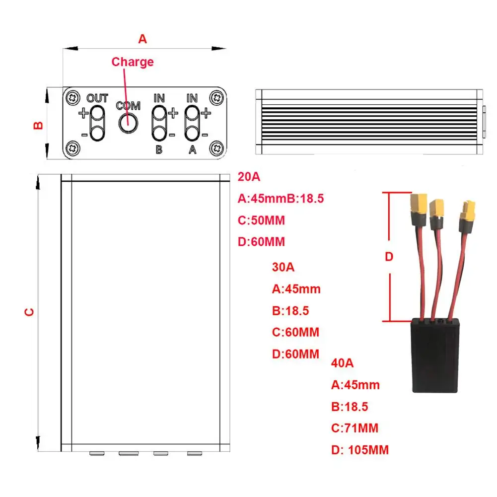 

Dual Battery Discharger Double Battery Parallel Module Bike Battery Balancing Low Power Design For Electric Bicycle