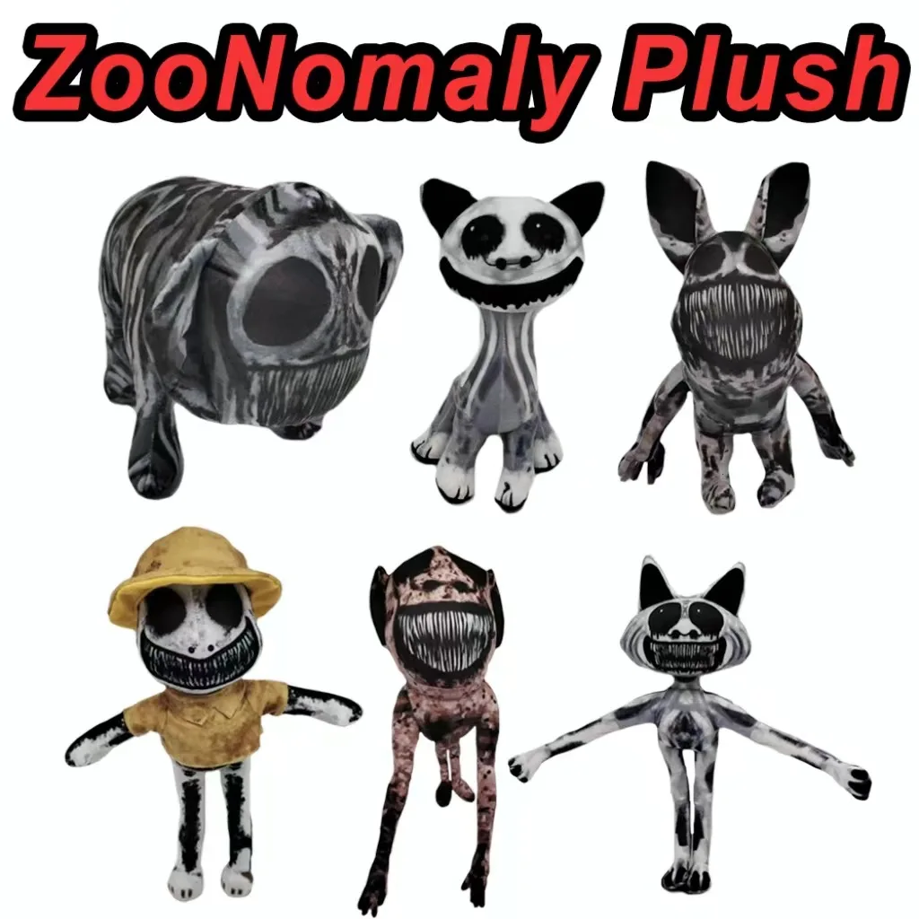 Cartoon Zoonomaly Movies TV Plush Toy Toys Cute Soft Stuffed Cartoon Anime Pillow Animal Dolls For Kid Birthday Christmas Gift