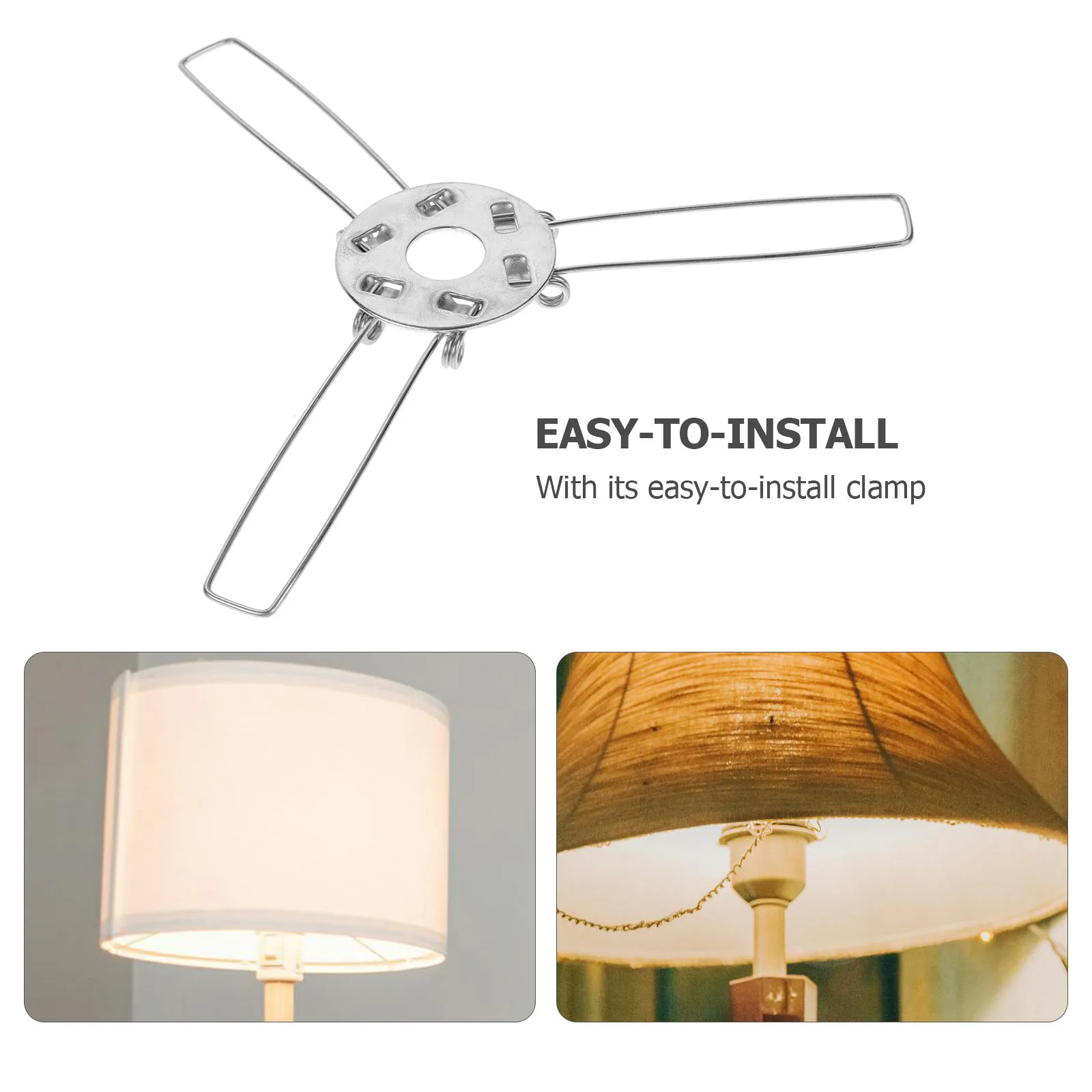 

10 шт., пружинные зажимы для головки лампы, сильная зажимная сила, простая установка, фиксаторы абажура из оцинкованного железа, подвесной светильник, абажур