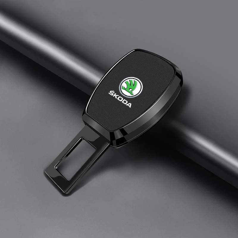 

High-grade Car Safety Belt Extension Plug Buckle Seatbelt Clip For Skoda RS Karoq Fabia Kamiq Octavia Yeti Superb Rapid Kodiaq