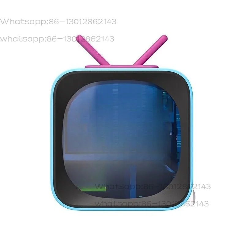 Retro Mini TV Shape 40W Dual USB-C PD Fast Charger Portable Phone Power Adapter For PD Fast Charge Devices