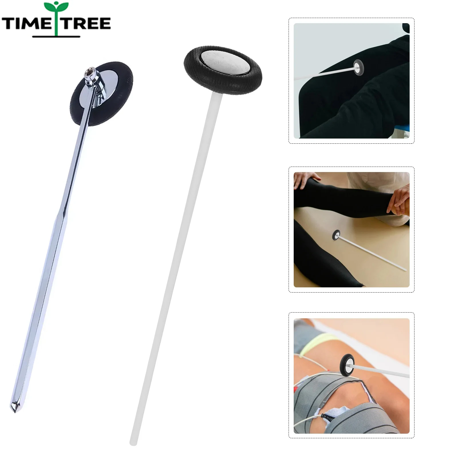 

Stainless Steel Round Headed Percussion Hammer Neurological Hammer Percussor Diagnostic Reflex Plastic Diagnostic Test Hammers