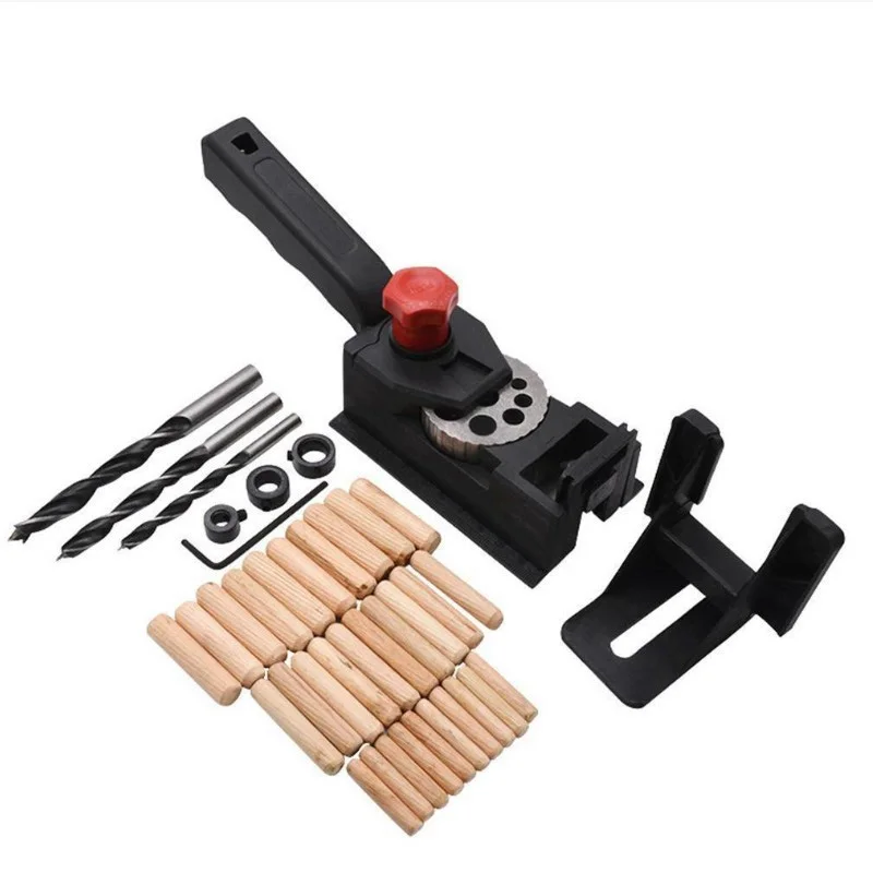 

38PCS woodworking punch locator Limit fixture device DIY woodworking 3-12mm drill bit set