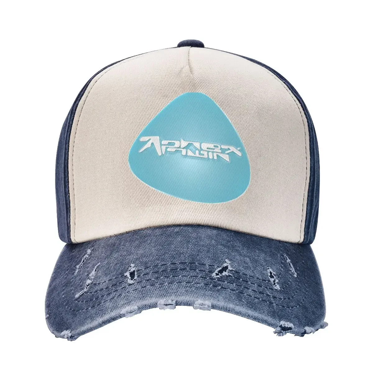 Retro Aphex Twin Aqua Baseball Cap Unisex Style Distressed Denim Sun Cap Outdoor Summer Unstructured Soft Hats Cap