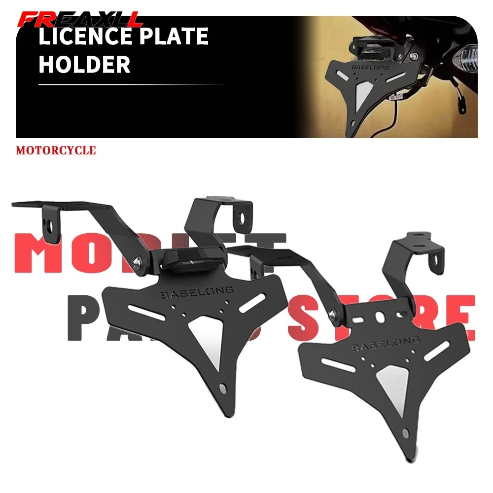 NEW Motorcycle For CFMOTO 800MT-X / Rally 2024-2027 2026 2025 Rear Short Tail Stock License Plate Holder Tailstock Bracket Kit