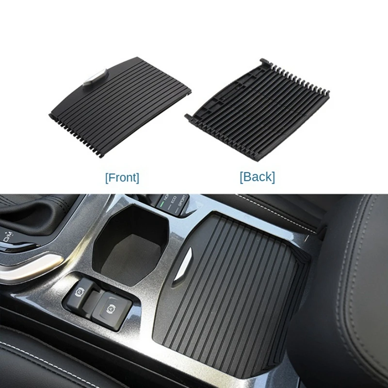 Car Armrest Center Console Storage Box Roller Blind Cover Black Car Storage Box Roller For Great Wall Haval H6 2017-2020