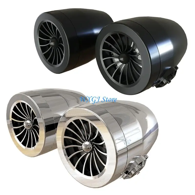 

37JE Streamlined Motorcycle Sound System With IPX6 Waterproof Rating And Device Charging