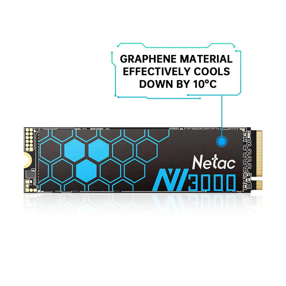 Netac 노트북 데스크탑용 NVMe SSD M2, 1TB, 2TB, 500GB, 250GB, 3500 MB/s, SSD PCIe3.0, M.2 2280, 내부 솔리드 스테이트 드라이브 디스크 NV3000