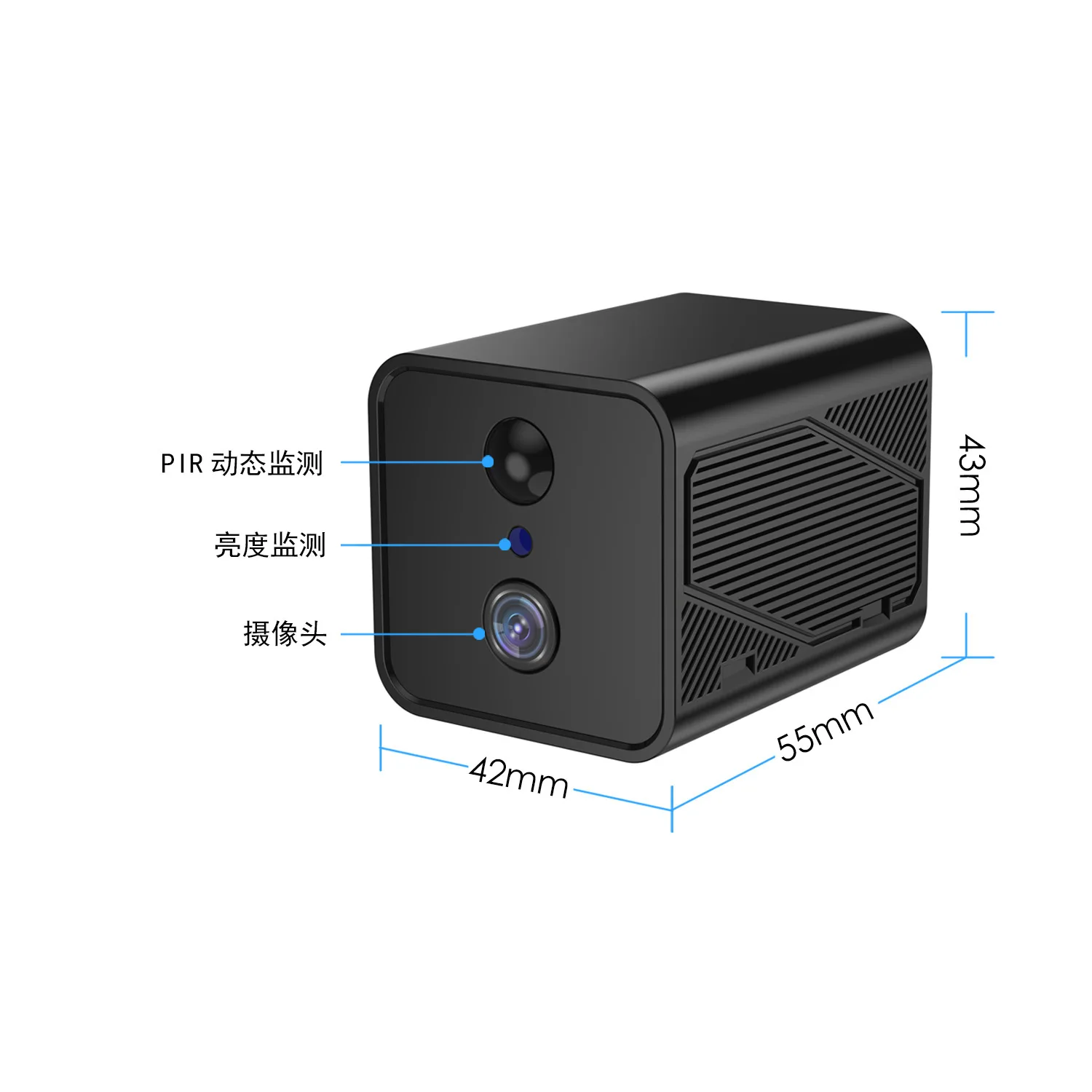 Home mobile phone remote HD surveillance camera, wireless WIFI monitoring