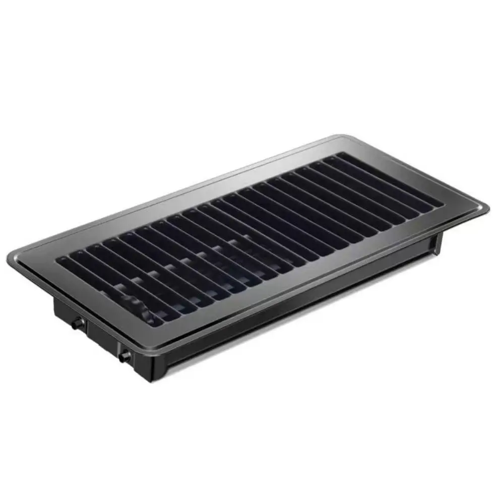 Carbon Steel Floor Register High Efficiency Rustproof Metal Floor Vent Covers Adjustable Easy to Install Floor Vent Covers - view 4