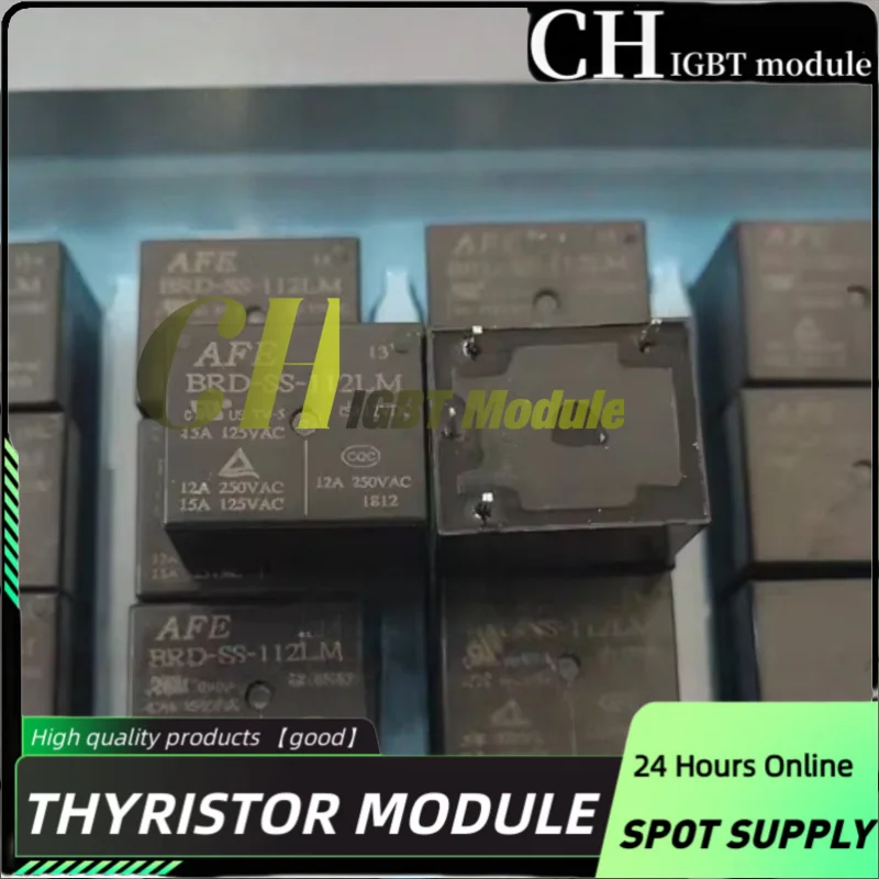 5PCS/LOT BRD-SS-112LM-12V BRD-SS-124LMF-24V BRD-SS-124LM-24V BRD-SS-112L-12V A set of normally open 4-pin 12A250VACT73 relays