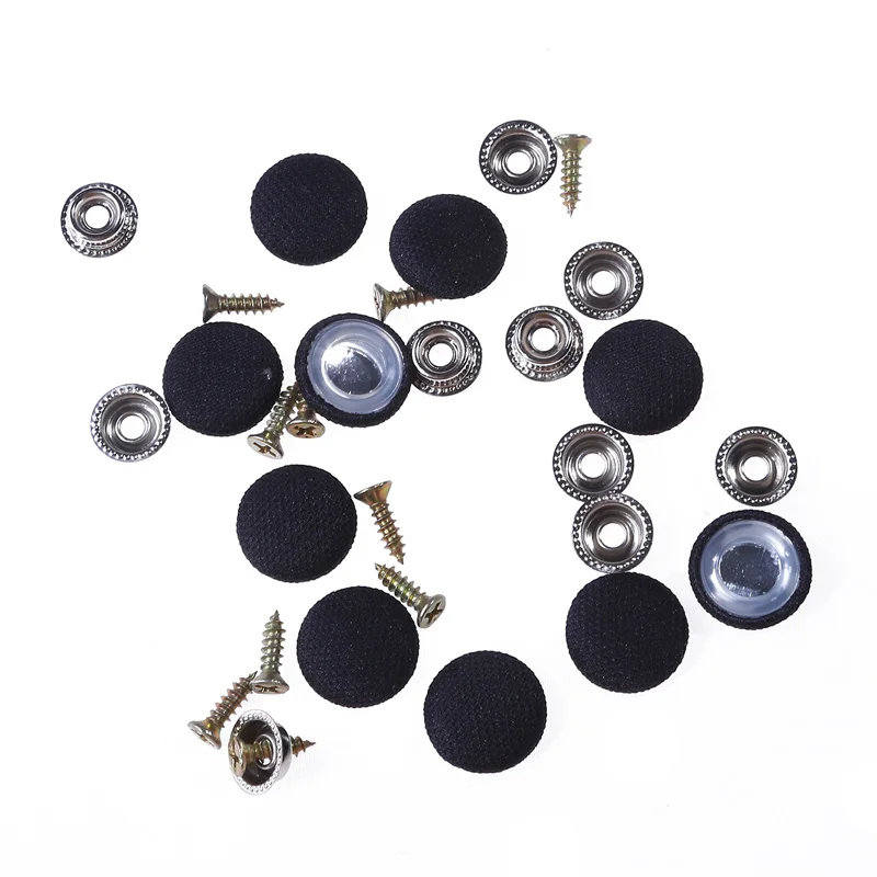 10/30/60Pcs Auto Innen Dach Schnallen Dachhimmel Decke Tuch Befestigungs Schraube Pflege Stoff Schnalle Nieten Retainer kappe Reparatur