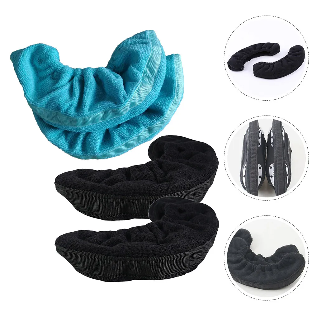 

2Pairs Ice Blade Protectors Elastic Skate Guards Skates Blades Covers Reusable Wear-Resistant Portable Covers for Hockey Figure