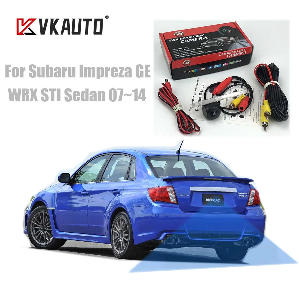 

Камера заднего вида VKAUTO «рыбий глаз» для Subaru Impreza GE WRX STI Sedan 2007 ~ 2014 CCD ночное видение реверсивная резервная парковочная камера