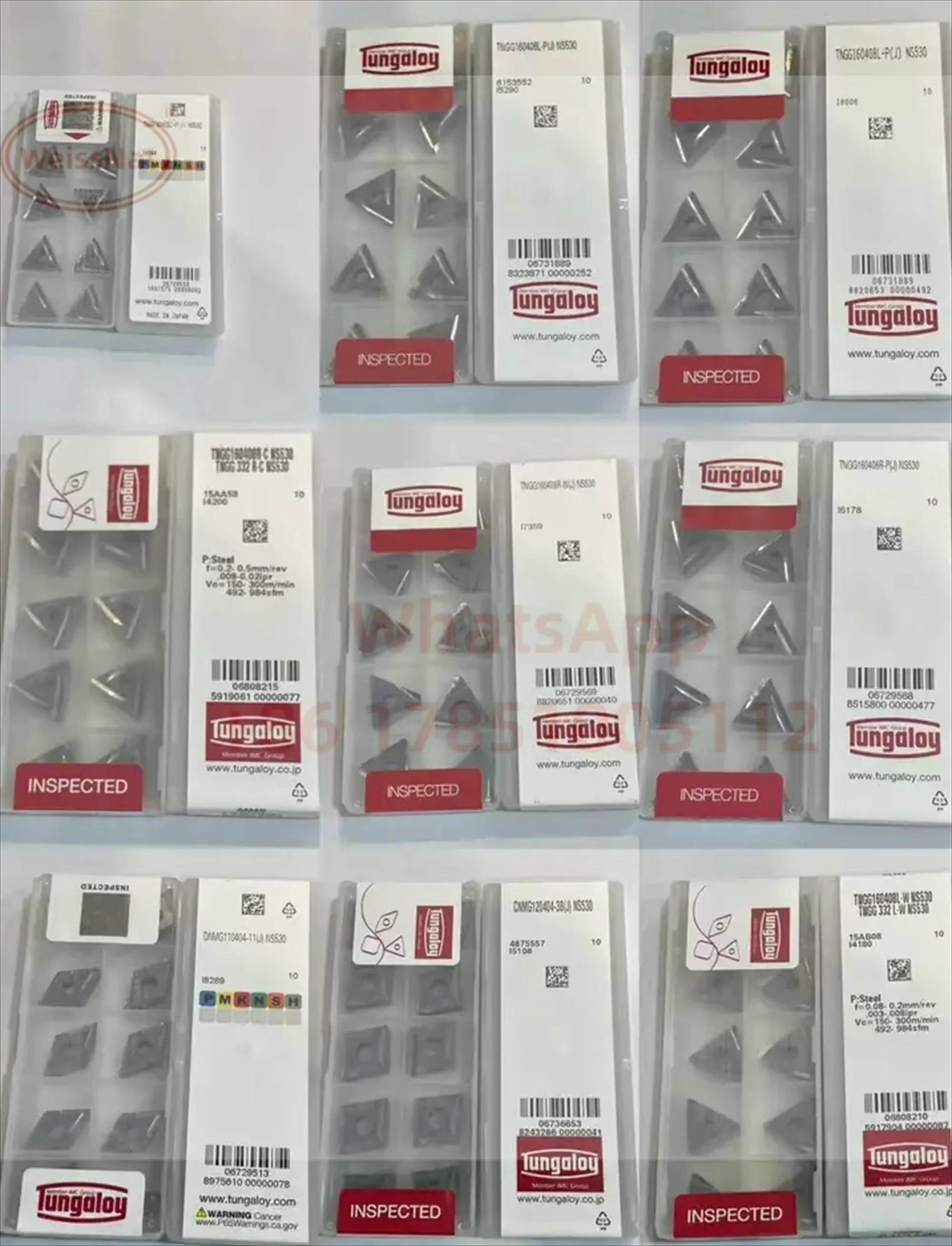 TUNGALOY CNMG120404 DNMG150404R TNGG160402R TNGG160408L-W NS530 Carbide Insert CNMG DNMG TNGG Inserts