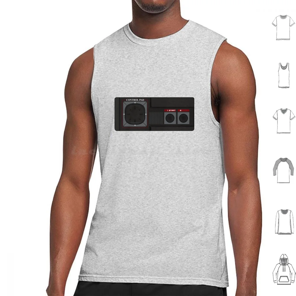 Master System Pad Tank Tops Vest Sleeveless Master System Mega Drive Genesis Saturn Dreamcast Controller Control Gaming