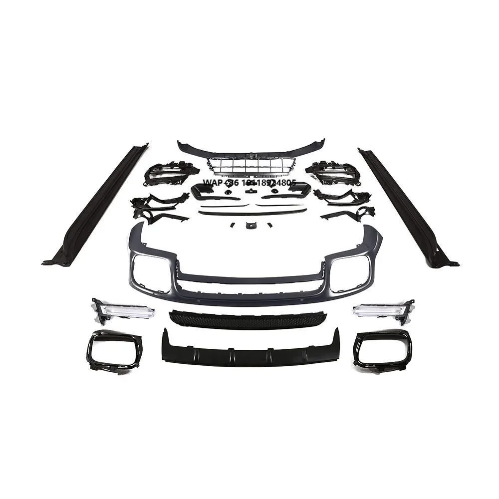 

2021-2023 for for Upgraded Sport Design Front Rear Bumpers Side Skirts Polypropylene Material Bolt-On Installation New