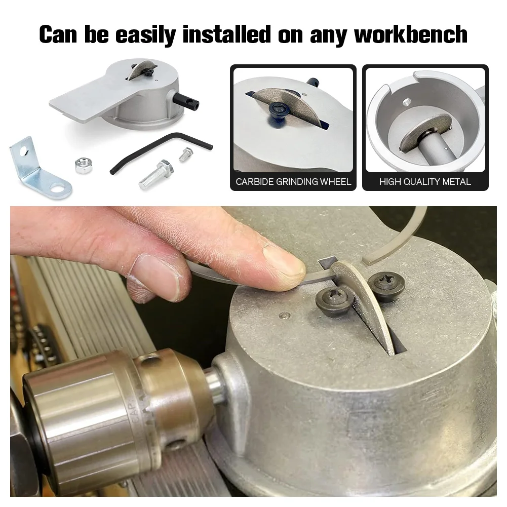 

Piston Ring Slot Filer Tool Wear Resist Piston Ring End Space Filer Tool Universal Piston Ring Cutting Machine for Workbench Use