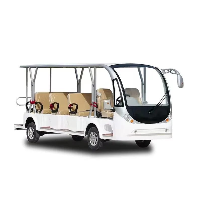 Battery powered 11-seat electric bus Electric minibus 8-seat shuttle bus