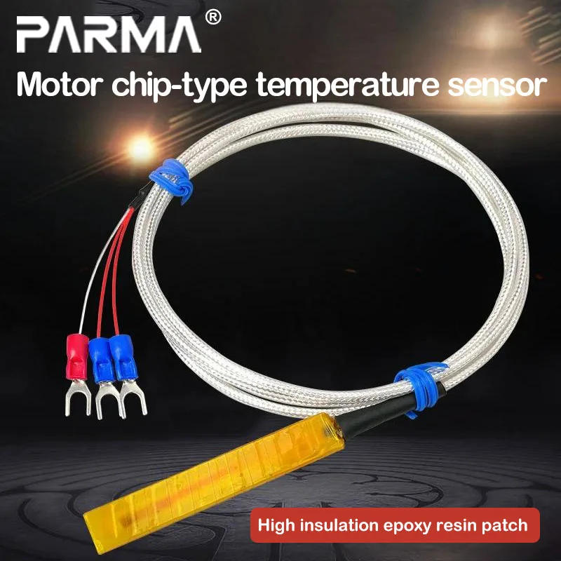 Insulating resin patch Pt100 platinum thermoresistor motor coil copper bar temperature measurement embedded surface temperat
