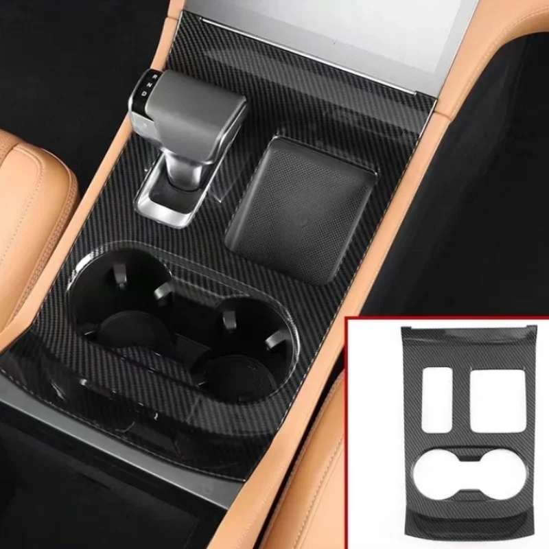 

Car Interior Accessories Carbon Fiber ABS Gear Frame Cover Trim For LEADING IDEAL One 2020-2022 Car Styling