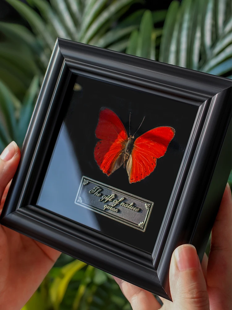 

Аутентичный декоративный стенд ручной работы для дома, синий, с узором «Кровавая волна», в рамке, современное минималистичное произведение искусства