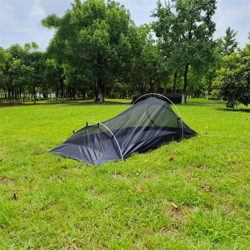 

Camping Cot Tent Camping Tent 1 Person Breathable Mesh Hiking Mountain Hunting Backpacking Tents To Windproof Rainproof And