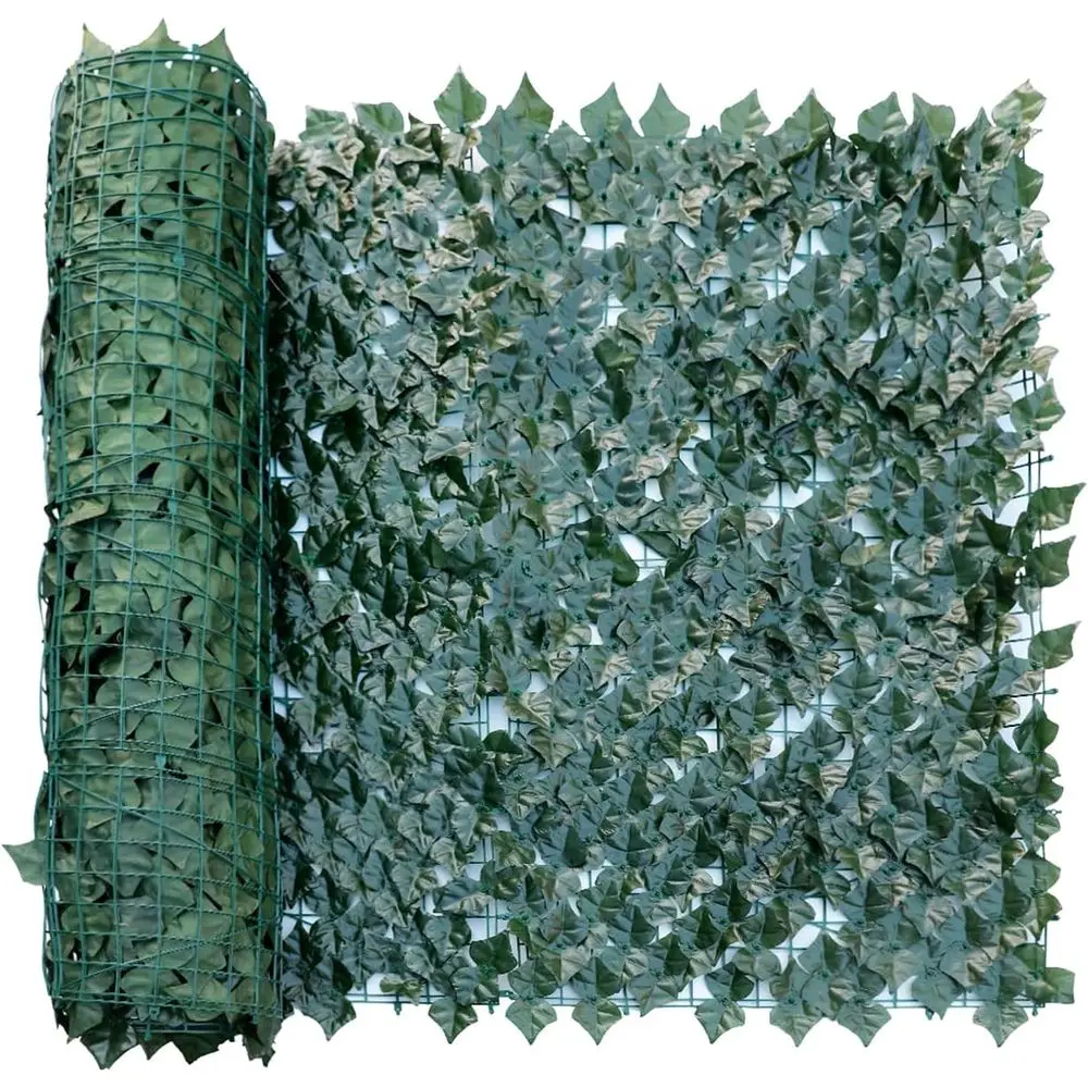 58"x196" Artiicial Ivy Lea Privacy ence Sn aux Leaves ence Cover Wall Decoration or Outdoor Garden Patio Porch Deck Balcony Yard