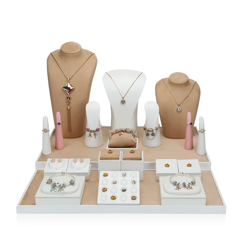 Jewelry Display Stand Set Shooting Stall Props Necklace Bracelet Display Table Paint Jewelry Display Table