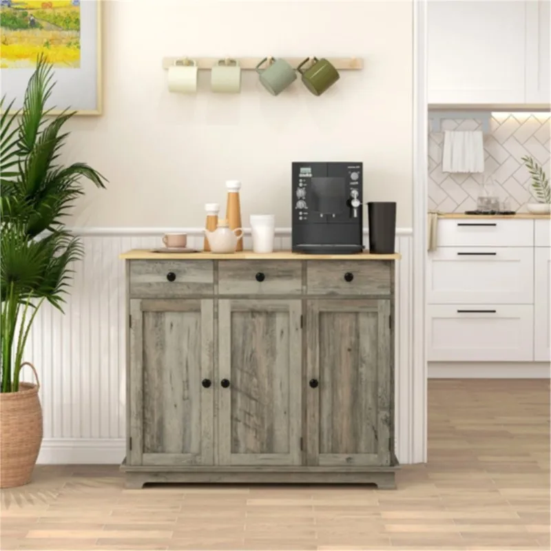 ZK30 Kitchen Storage Cabinet Living Room Space Saving Cabinet Kitchen Storage Bedroom Shelf Makeup Vanity Cabinet