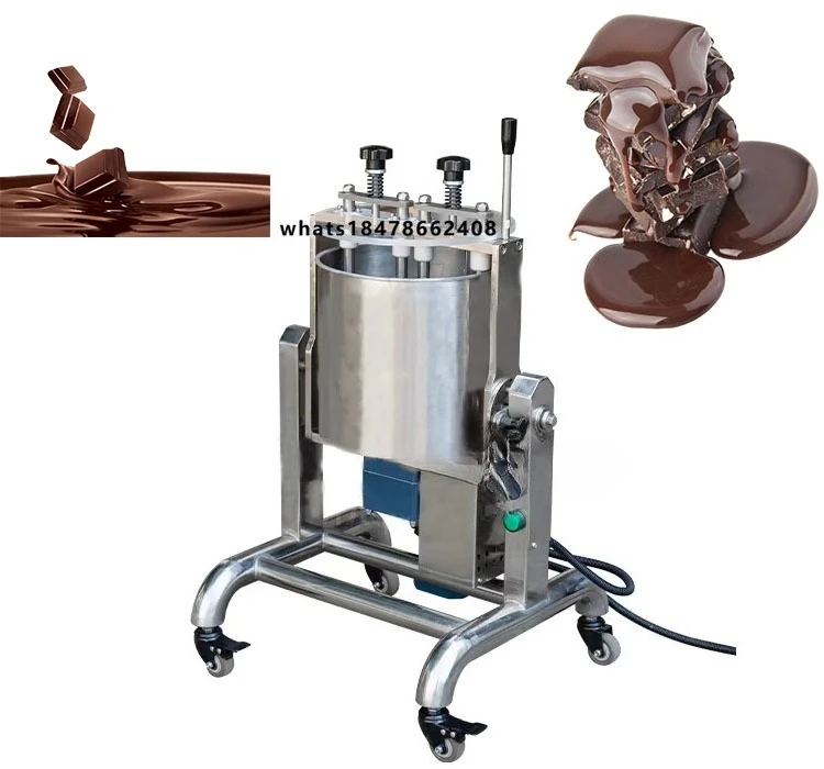 50kg Chocolate Powder Melanger Machine Syrup Making Machinery Twin Stone Rollers Stone Grinder Melanger