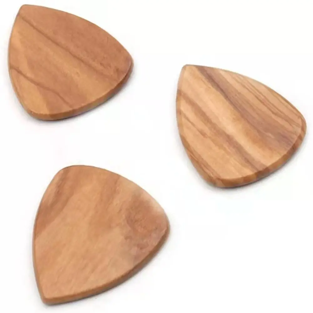 Hearted Shape Red Black Sandalwood Acoustic Pick Wooden Guitar Pick Finger Guitar Pick Guitars Accessories