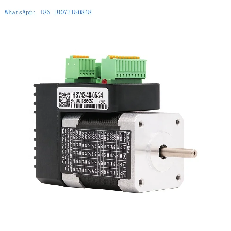 iHSV42-40-05-24 DC 24V high torque closed loop AC motor integrated servo drive and motor