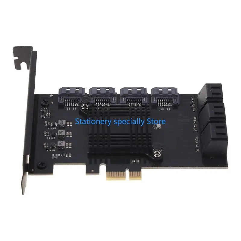 

P0RB 10 PORTS SATA3.0 PCIE ROSER CARD ADAPTER CARD CARD GOLDED CONSTABLE CENTABLE