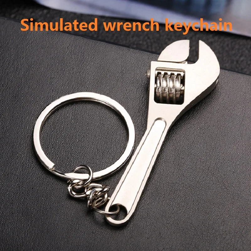 Simulation Wrench Keychain Creative Simulation Tool Key Hanger Car Advertising Small Gift Wholesale