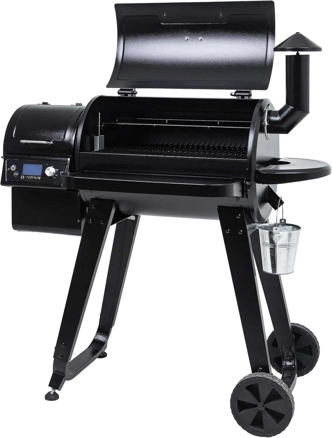 Wood Pellet Grill & Smoker with PID V2.1 Controller, 450 Sq in Cook Area