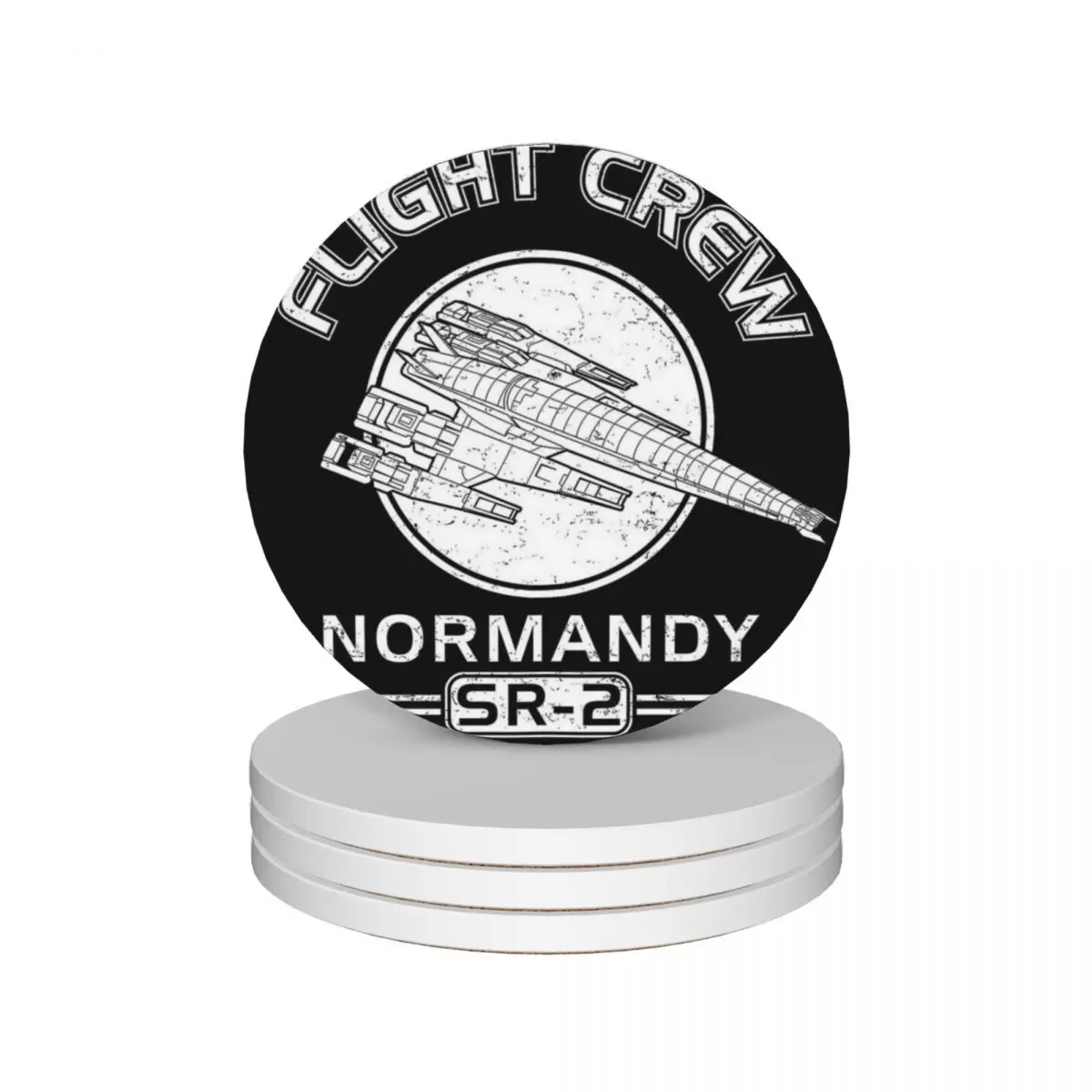 

Normandy SR2 Ceramic Coasters (Set of 4) plate cute set mat for dishes Coasters