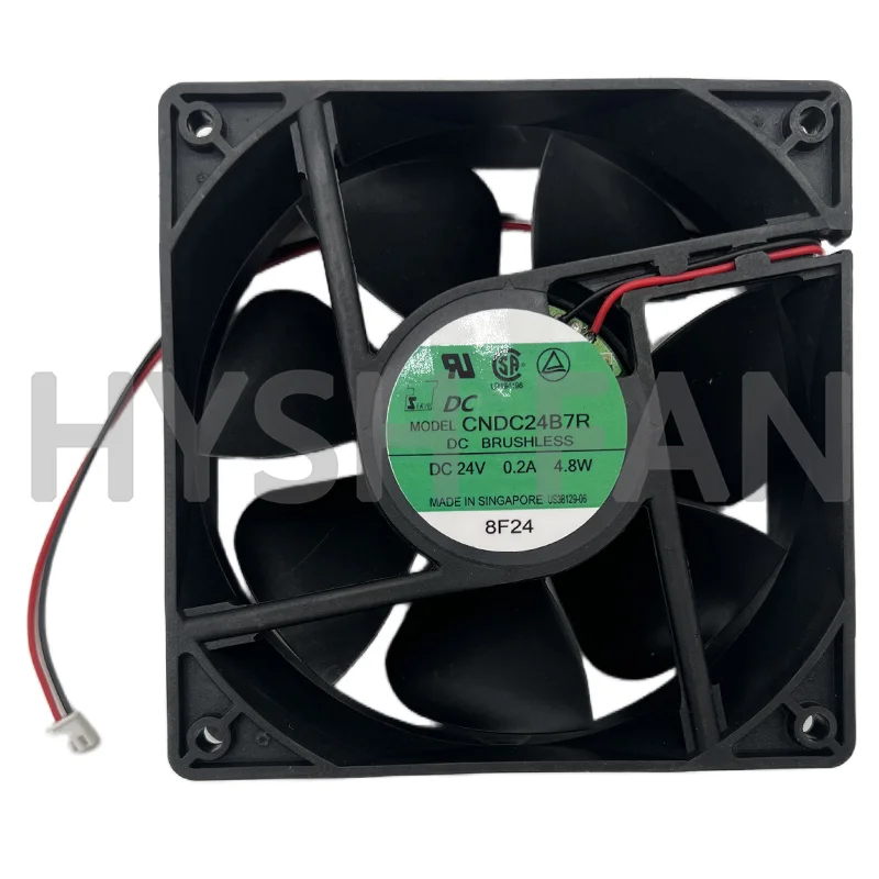 CNDC24B7R 12038 인버터 선풍기, 12cm, 24V, 0.2A, 4.8W