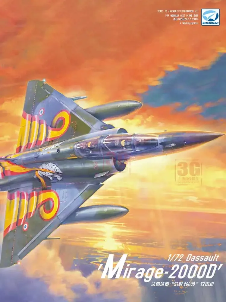 Dream Model Assembled aircraft kit DM720022 French Dassault Mirage 2000D attack aircraft 1/72