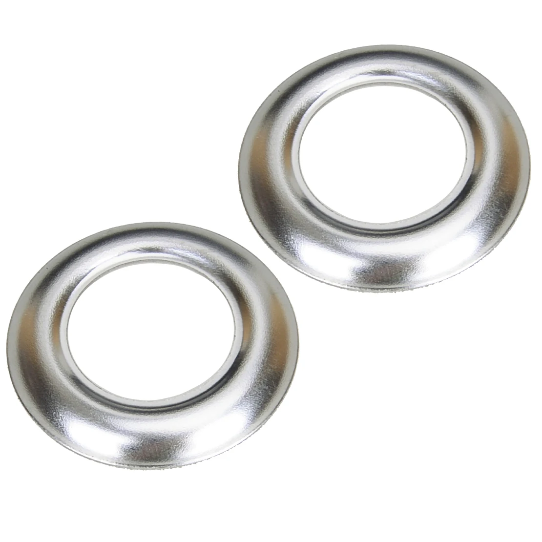 50Pcs 3/4'' inch Waterproof Chrome Stainless Steel Round Ring Bezel for Trailer Marker Light Cover Base New