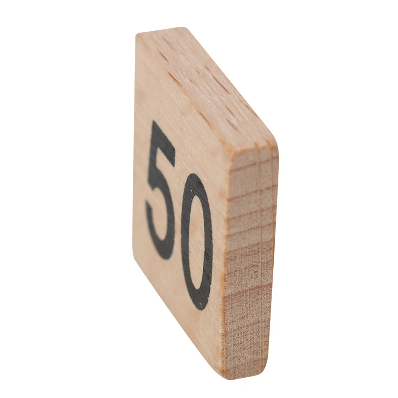 Houten Montessori Honderd Board Math 1 tot 100 opeenvolgende nummers tellen speelgoed