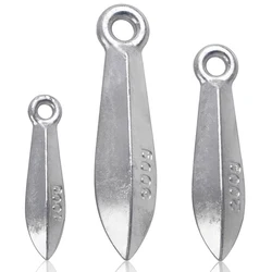2Pcs Bank Sinkers Fishing Weights Surf Drop Bass Casting Sinkers Saltwater Bullet Fishing Sinker Weights for Fishing Bottom Rigs