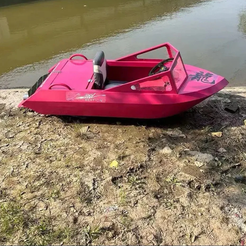 Customizable 15-20KW Double Person Aluminum Mini Jet Kart Boat, High Load Stable Power Component For Resort Water Park Use