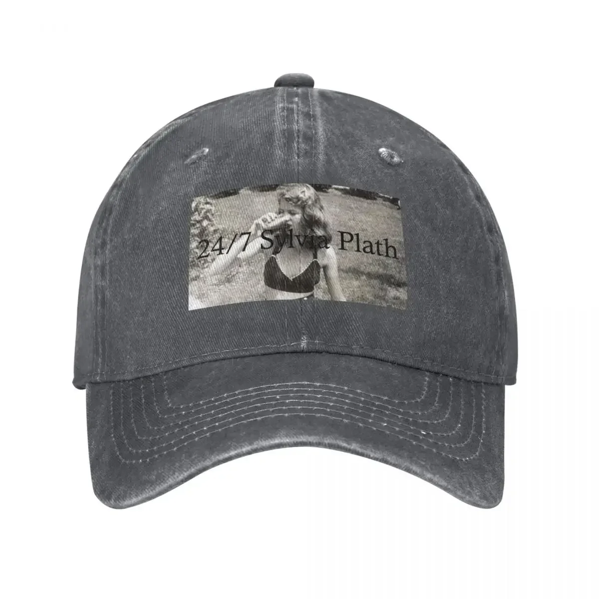 Boné de beisebol Sylvia Plath 24/7 em oferta, boné masculino de marca, bonés exclusivos, boné de sol masculino e feminino