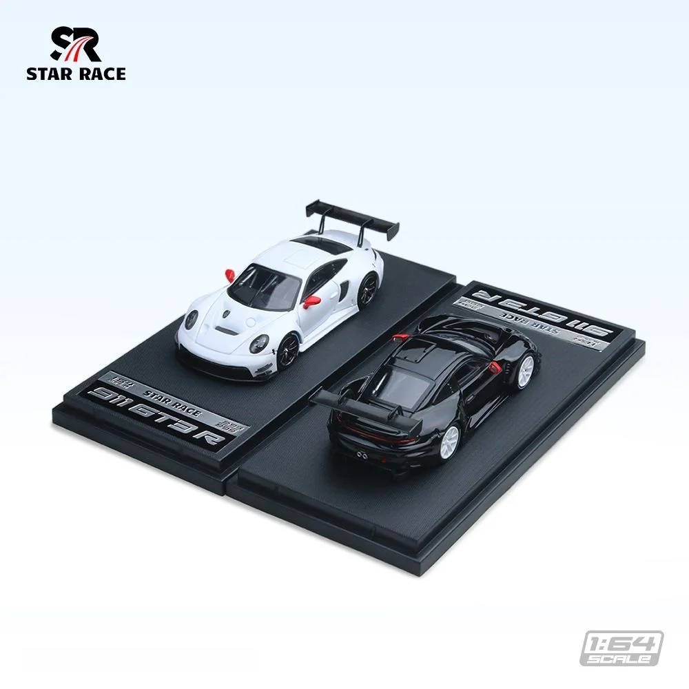 

StarRace 1:64 911 GT3- R Black / white coating Racing Alloy Car model