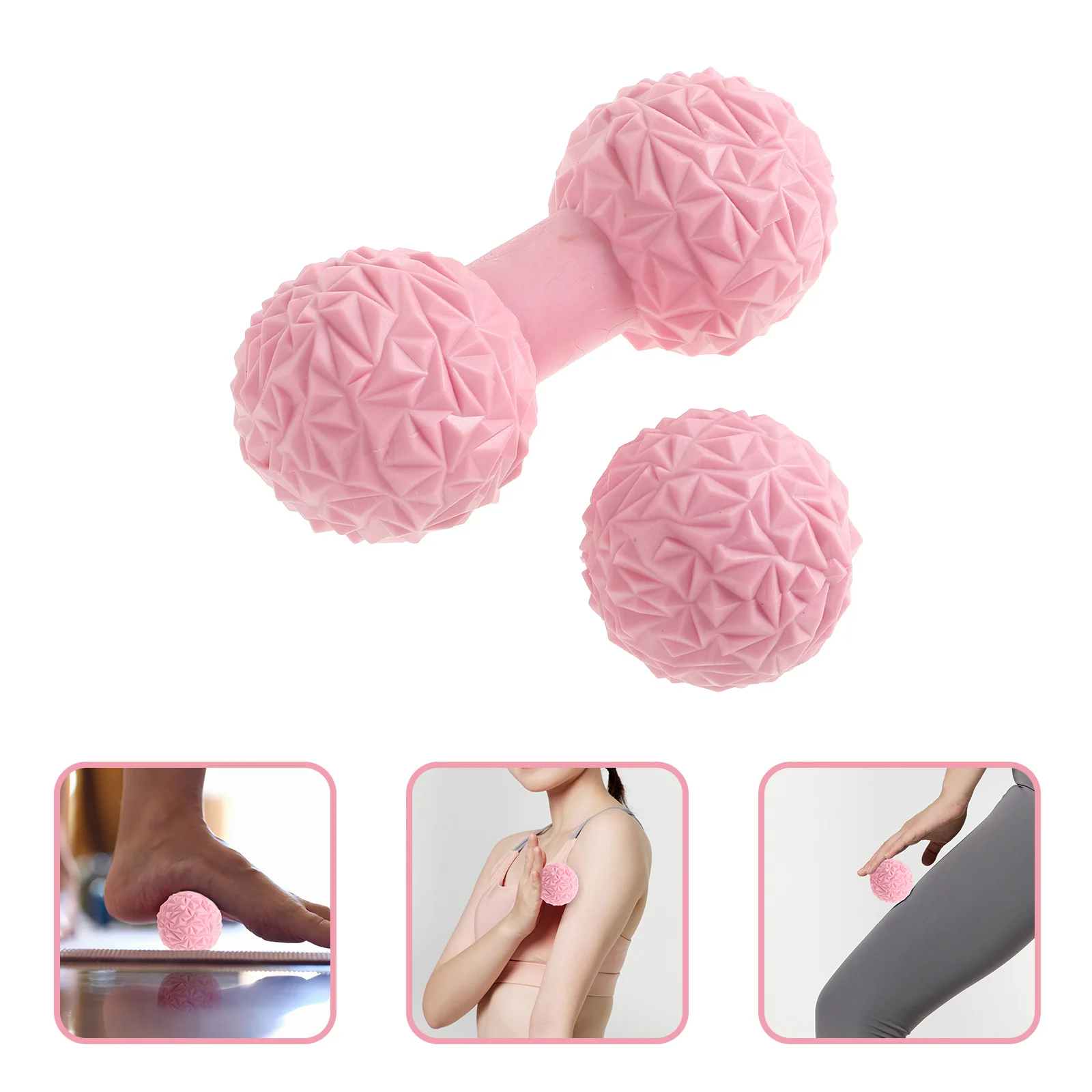 

1Set Portable Massage Ball Tool for Deep Tissue Muscle Release Perfect for Back Neck Shoulder Leg and Foot Pain Relief