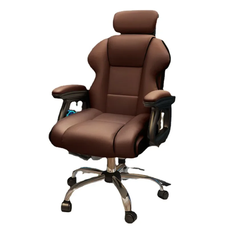 

Gaming Ergonomic Computer Chair Racing Style PU Leather Reclining Swivel Office Chair Adjustable Armrest