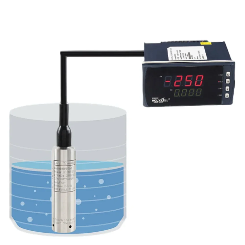 420ma groundwater water tank liquid level sensor detector indicator transmitter meter